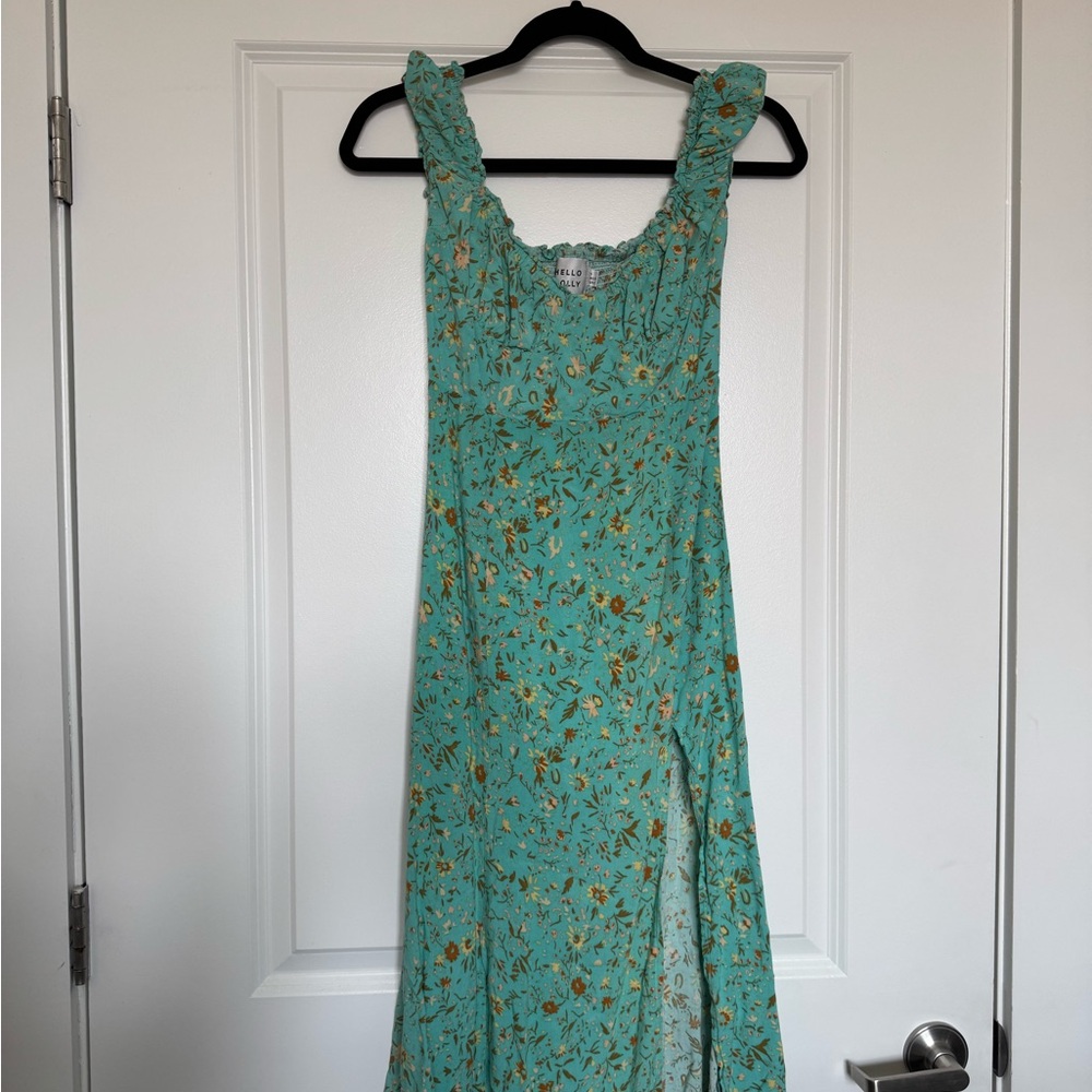 Hello Molly Floral Maxi Dress - Green